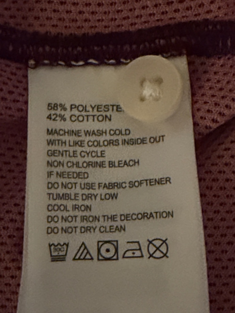 Tommy Bahama men’s Maroon Long Sleeve Henley XXL like new - Picture 6 of 6